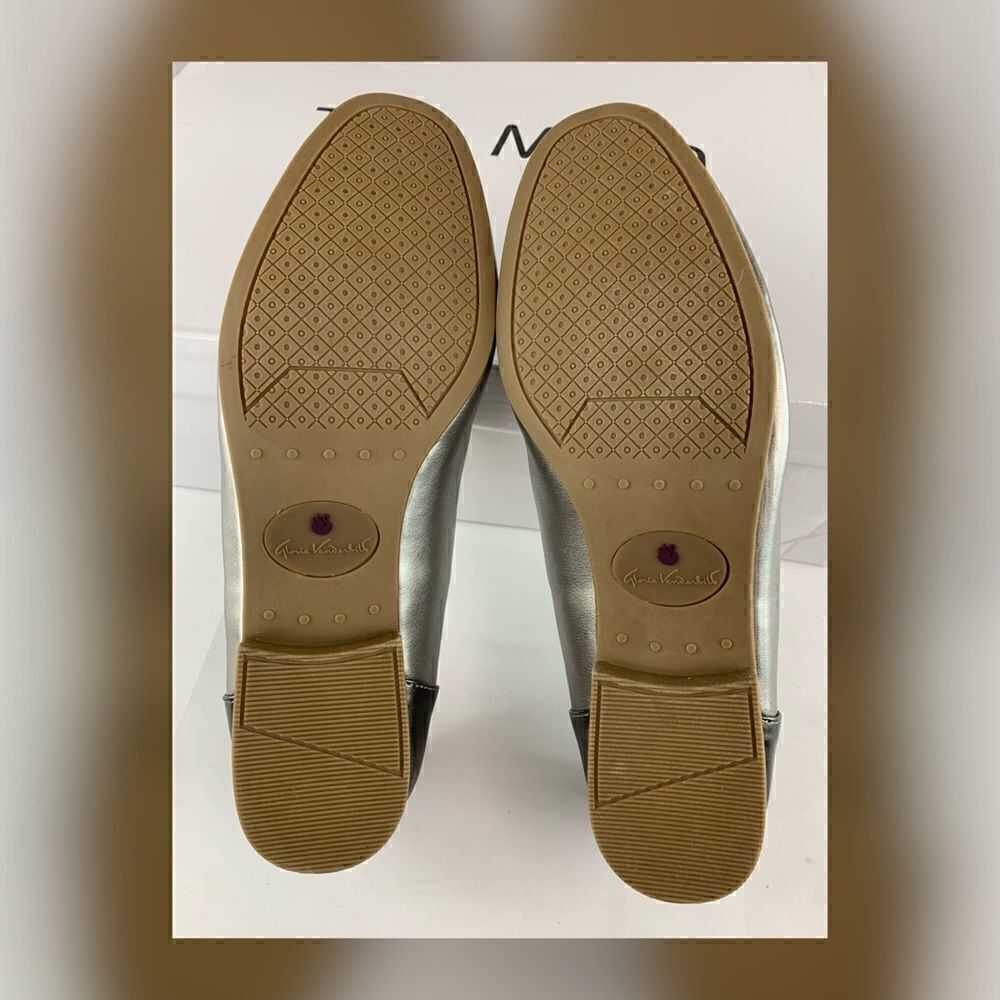 Gloria Vanderbelt Marjorie silver/shimmer loafer - Picture 7 of 9